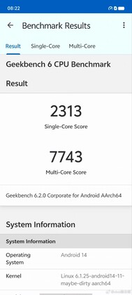 Wynik procesora MediaTek Dimensity 9300 Geekbench (zdjęcie za pośrednictwem Weibo)