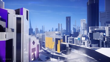 Na zdjęciu: zrzut ekranu z rozgrywki w grze Mirror's Edge Catalyst.