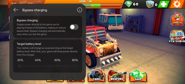 Obejście ładowania na urządzeniach takich jak OnePlus 13R jest obecnie ograniczone do gier. (Źródło obrazu: OnePlus Community)