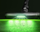 Bezprzewodowy odkurzacz Proscenic P12 może rzucać światło na podłogę, aby ujawnić brud (Źródło obrazu: Proscenic)