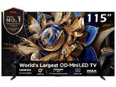 Telewizor TCL X955 MAX wyposażony jest w 115-calowy panel QD Mini LED ze zmienną częstotliwością odświeżania 144 Hz (źródło obrazu: TCL)