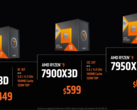 Kupić AMD Ryzen 9 7950X3D i Ryzen 9 7900X3D będzie można 28 lutego (image via AMD)