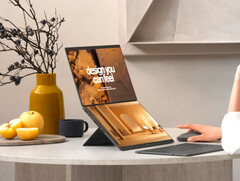 Zenbook Duo (2026) jest mniejszy, ale bardziej wydajny niż jego poprzednik. (Źródło zdjęcia: Asus)