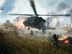 Pojedyncze trafienie z granatnika nie wystarczy do zniszczenia śmigłowca w Battlefield 6 - chyba że jest on już uszkodzony. (Źródło obrazu: Steam)