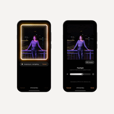 AI Portrait Glow w ColorOS 16 (źródło zdjęcia: Oppo)