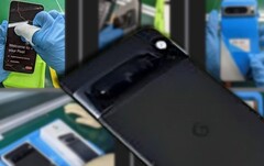 Więcej zdjęć na żywo Google Pixel 8 Pro wyciekło pozornie z linii produkcyjnej. (Źródło obrazu: Pretend Studio - edytowane)