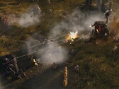 Ilustracja przedstawiająca kilka mechów z gry „Iron Harvest”, obecnie dostępnej w sprzedaży na platformie Steam.