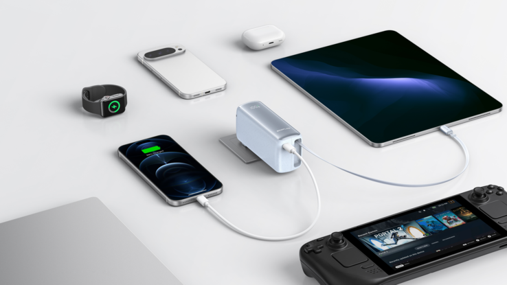 Power bank Rapid 3 w 1 oferuje 45 W całkowitej mocy wyjściowej