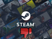 Tło Steam z symbolem kciuka w dół poniżej (Źródło obrazu: Valve z poprawkami)
