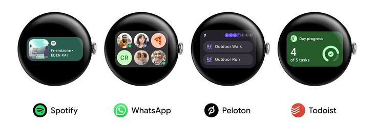 Google Wear OS 7 wprowadza widżety, które są bardzo podobne do widżetów Android.