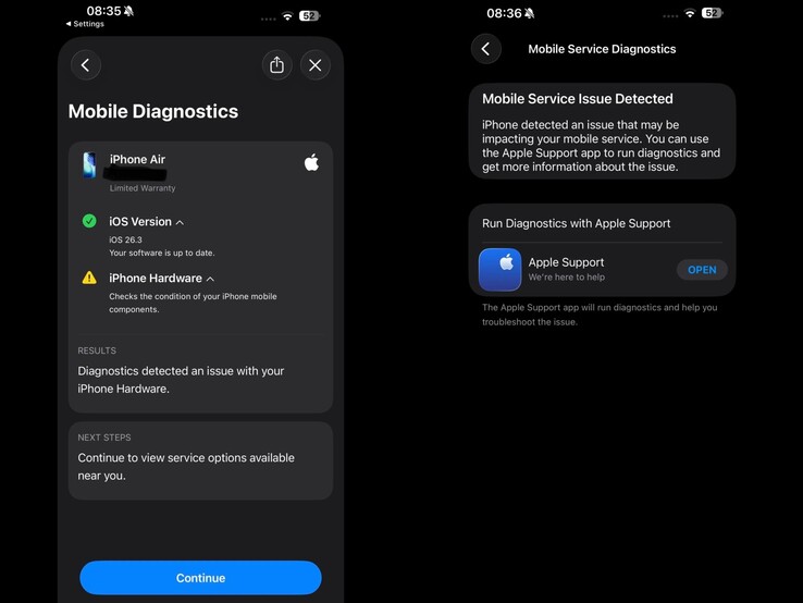 Zrzuty ekranu udostępnione przez 