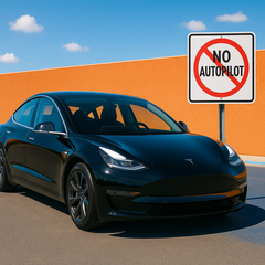 Pozew dotyczący autopilota Tesli Model 3 (źródło obrazu: ChatGPT DALL-E)