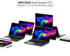 GPD Duo będzie wyposażony w dwa 13,3-calowe panele OLED od Samsunga (źródło obrazu: GPD)