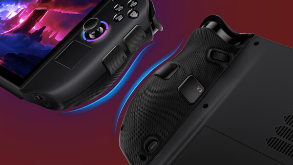 Nowe kontrolery Lenovo TrueStike posiadają trzy zestawy konfigurowalnych przycisków. (Źródło obrazu: Lenovo)
