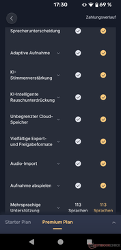 Różnice między wersjami Standard i Premium.