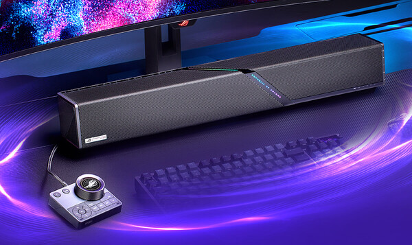 Soundbar ROG Gjallar Gaming oraz uniwersalne centrum sterowania dźwiękiem