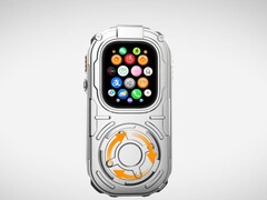 Spojrzenie na Repod Ultra z włożonym Apple Watch Ultra.