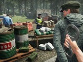 Obraz przedstawiający funkcjonariuszy i kierowcę w grze Contraband Police. (Źródło obrazu: Steam)