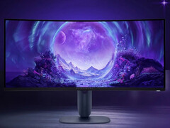 Alienware A3425DW może pochwalić się gęstością pikseli 110 PPI. (Źródło obrazu: Dell)