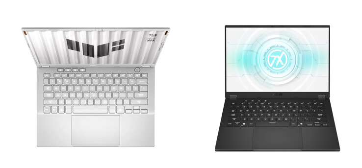 TUF Gaming A14 w dwóch premierowych kolorach. (Źródło zdjęcia: Asus) 