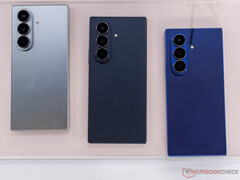 Galaxy Z Fold7 w głównych kolorach premierowych.