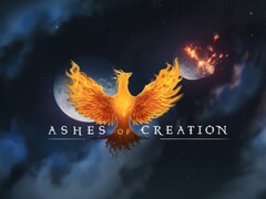 Wyświetlany jest baner Ashes of Creation (źródło obrazu: Ashes of Creation YouTube ze zmianami)