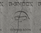 Klip zwiastujący (na zdjęciu) pokazuje popękany cement z logo obu marek wyrytym na powierzchni, a następnie napis "Coming Soon" (Źródło zdjęcia: G-Shock UK)