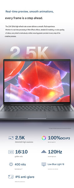 Specyfikacja wyświetlacza laptopa ZBook X 16 G2ig (tłumaczenie maszynowe)