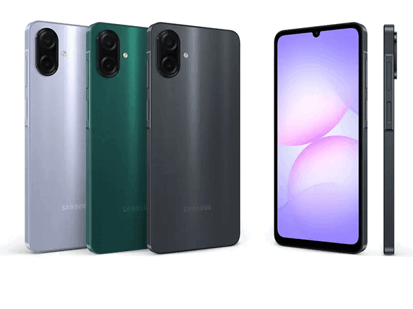 Model Galaxy A08 4G będzie wyposażony w baterię o większej pojemności niż model Galaxy A07 4G (na zdjęciu).