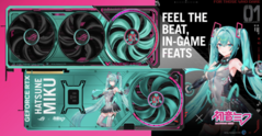 Asus RTX 5080 ROG Astral Hatsune Miku Edition: Czy zaśpiewa pieśń wycie cewki? (Źródło obrazu: Videocardz.com)
