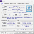 Informacje o systemie CPU-Z: CPU