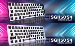 Sharkoon SKILLER SGK50 S4 Barebone z układami ANSI i ISO (Źródło: Sharkoon)