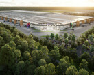 Gigafabryka Tesli pod Berlinem - render (źródło zdjęcia: Tesla)