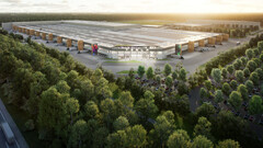 Gigafabryka Tesli pod Berlinem - render (źródło zdjęcia: Tesla)