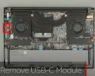 Wnętrze Lenovo ThinkPad P1 Gen 8 (źródło obrazu: kanał Lenovo Support YouTube).