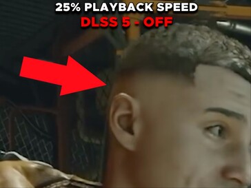 Ta sama postać Starfield z teksturą włosów w oryginalnym materiale DLSS.