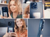 Reink Case C1 zawiera mały, dodatkowy wyświetlacz atramentowy E z tyłu iPhone'a. (Zdjęcie: Reink Stone)