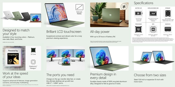 13,8-calowy Surface Laptop 8.