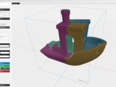 3D slicer - darmowe narzędzie do druku 3D dla małych drukarek z Benchy na wyświetlaczu