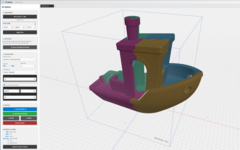 3D slicer - darmowe narzędzie do druku 3D dla małych drukarek z Benchy na wyświetlaczu