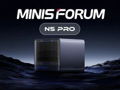 Minisforum powinno wypuścić swoje NAS-y N5 i N5 Pro wiosną tego roku. (Źródło zdjęcia: Minisforum - edytowane)