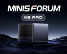 Minisforum powinno wypuścić swoje NAS-y N5 i N5 Pro wiosną tego roku. (Źródło zdjęcia: Minisforum - edytowane)