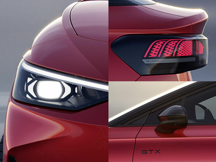 Na świecie kilka pierwszych oficjalnych spojrzeń na ID.7 GTX. (Źródło: Volkswagen)