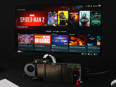 Jak na posiadanie okrojonego APU PlayStation 5, BC 250 całkiem dobrze radzi sobie z grami w rozdzielczości 1080p. Na zdjęciu: płyta z uruchomionym Bazzite (źródło zdjęcia: ETA Prime) 