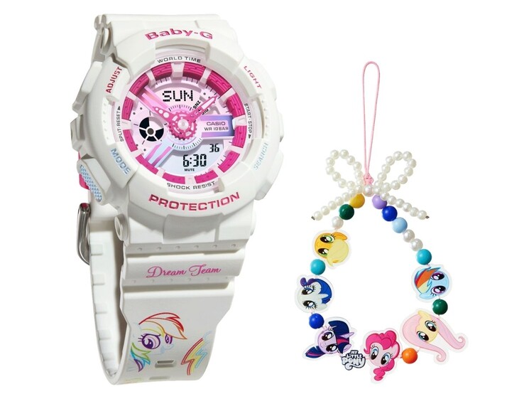 Zegarek Casio G-Shock Baby-G x My Little Pony BA-110XMLP25-7PFUN. (Źródło zdjęcia: Casio)