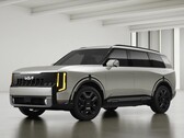Model Kia Telluride z 2027 r. przedstawiony w wersji kolorystycznej „Ivory Silver”