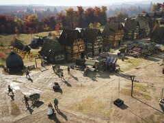 Miasto w Manor Lords. (Źródło obrazu: Salvic Magic)