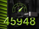 Możliwe, że karta GeForce RTX 5090D została podkręcona na potrzeby testu PassMark. (Źródło zdjęcia: Nvidia/PassMark - edytowane)