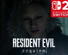 Pokazano baner Resident Evil Requiem Switch 2 (źródło obrazu: Nintendo of America YouTube z poprawkami)