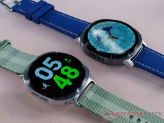 Samsung Galaxy Watch 8 może mierzyć poziom przeciwutleniaczy. Na zdjęciu: dwa rozmiary smartwatcha. (Źródło zdjęcia: Notebookcheck)